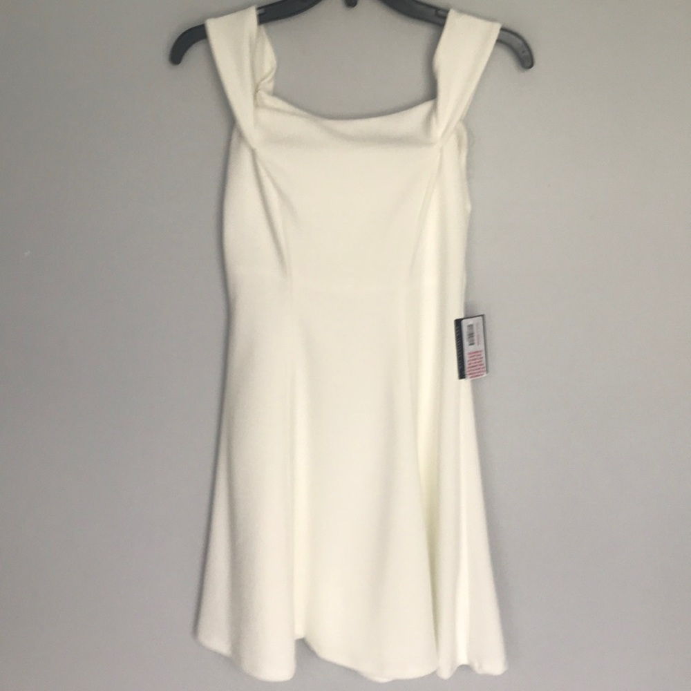 White off the shoulder dress